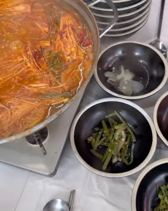 멸치쌈밥 확대 사진