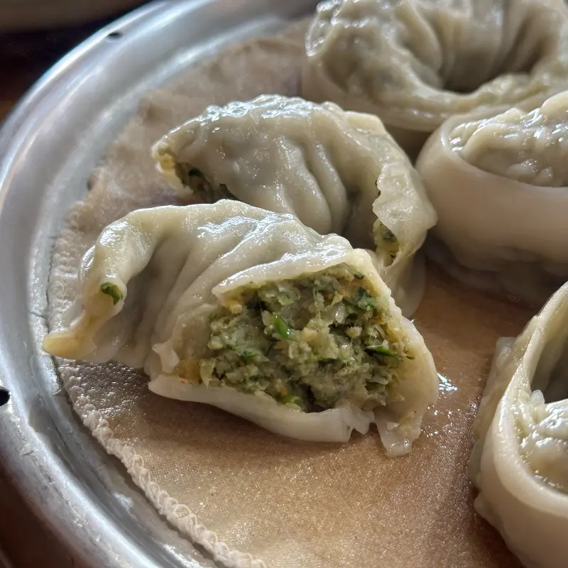 속이 꽉 찬 왕만두