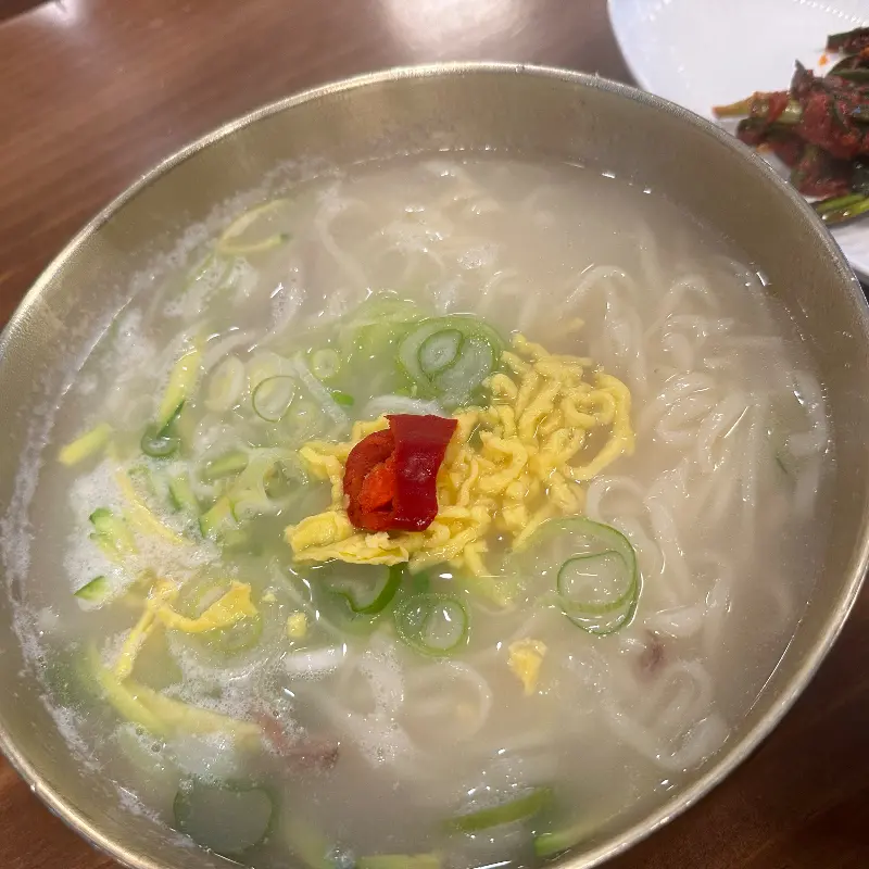 한우 사골 칼국수