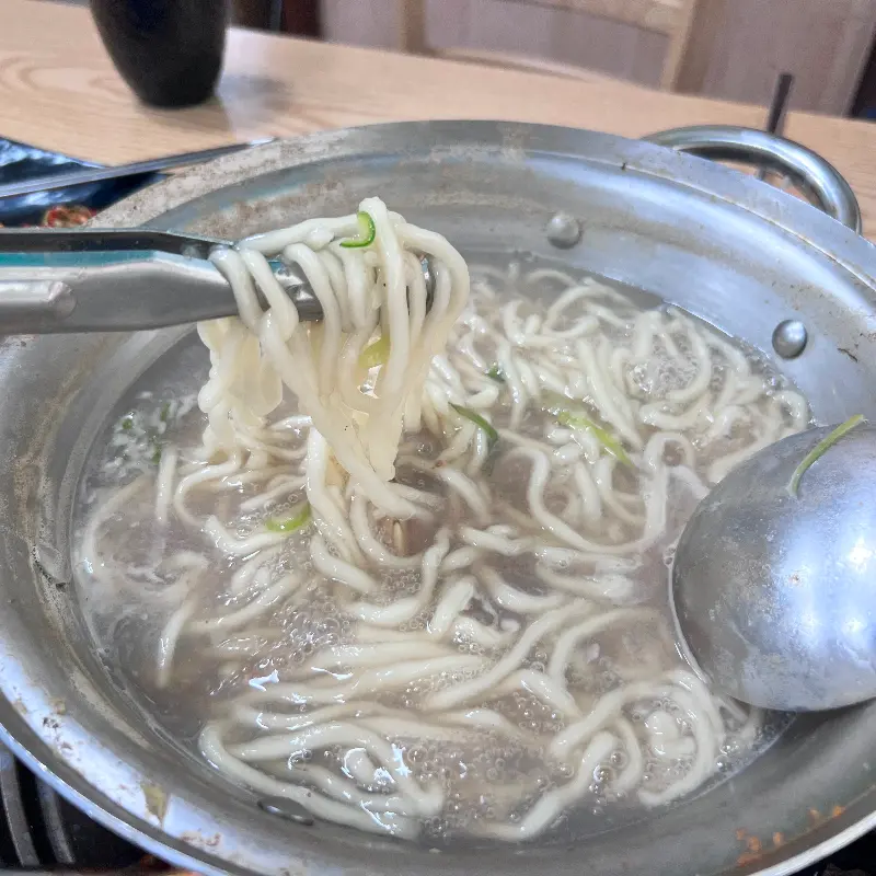 칼국수 면발
