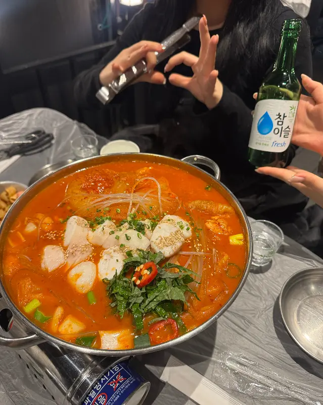 통오징어 짬뽕탕