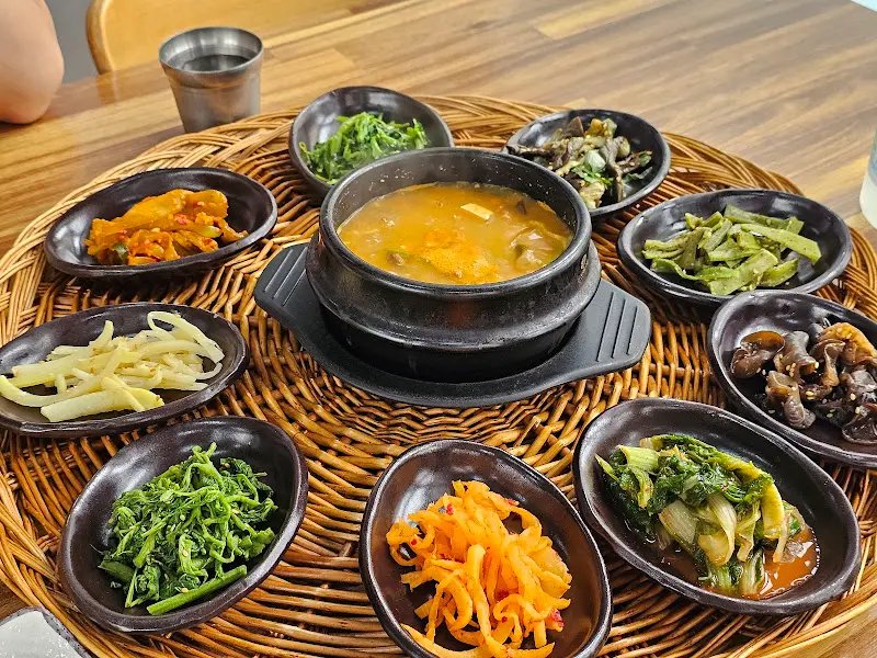 보리밥 정식 한 상 차림