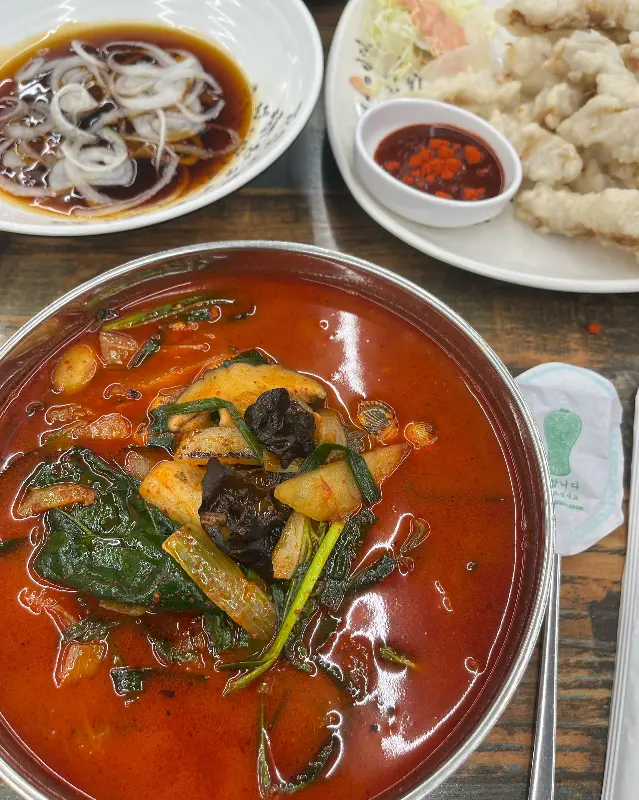 꼬막짬뽕과 찹쌀탕수육