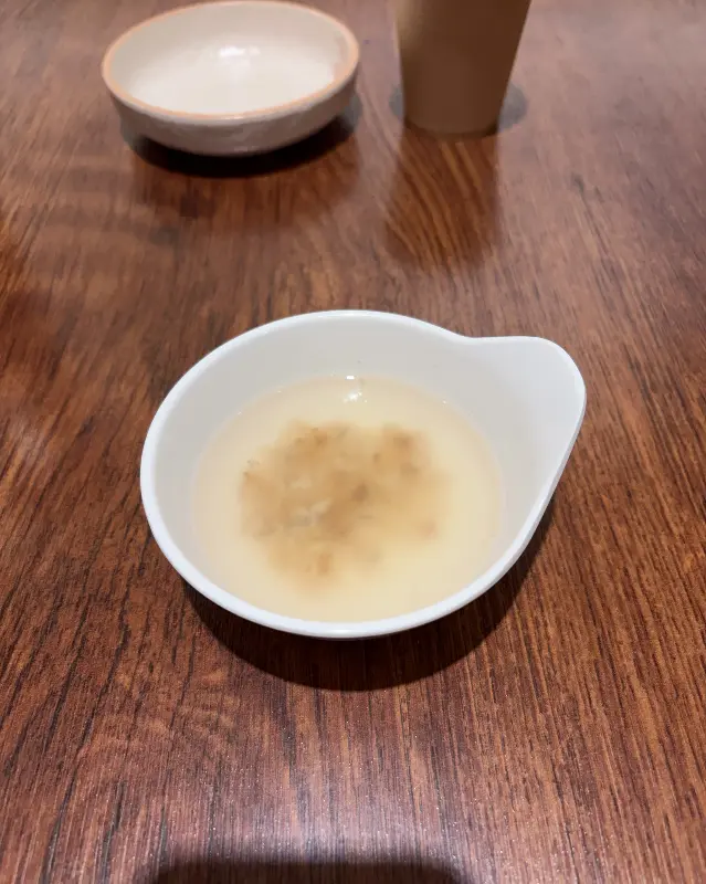 깔끔하고 정갈한 식혜 한 잔으로 마무리