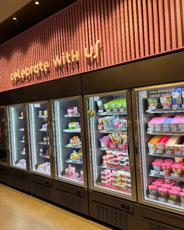 배스킨라빈스 아이스크림 쇼케이스