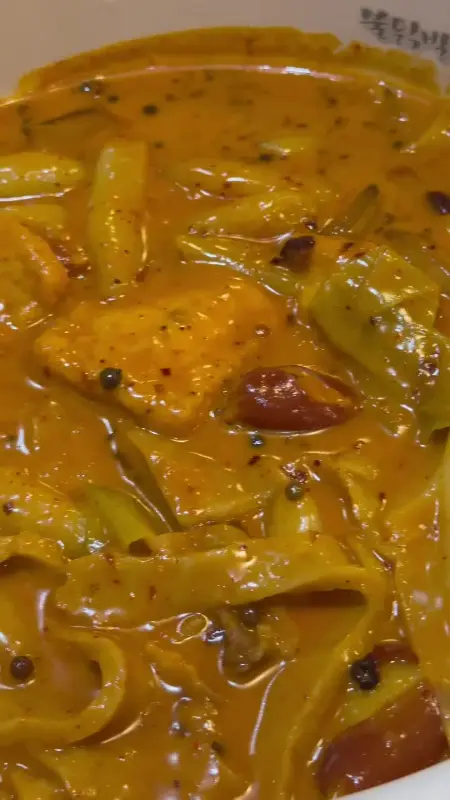 로제 엽떡의 클로즈업 사진