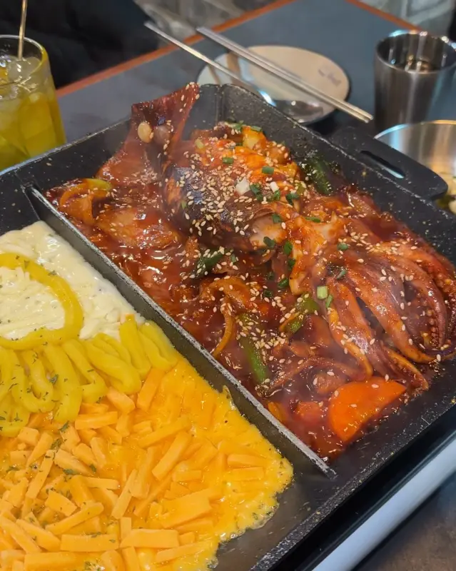 오징어 치즈 구이