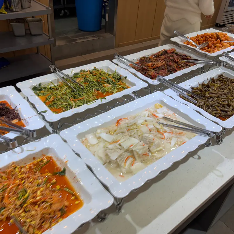 다양한 종류의 음식