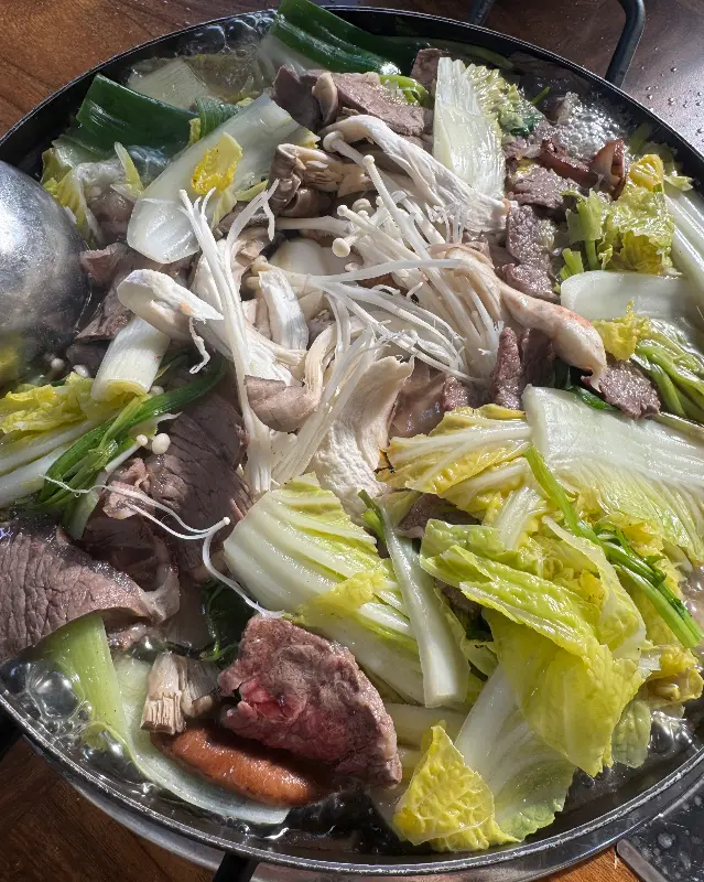 수육전골 비주얼