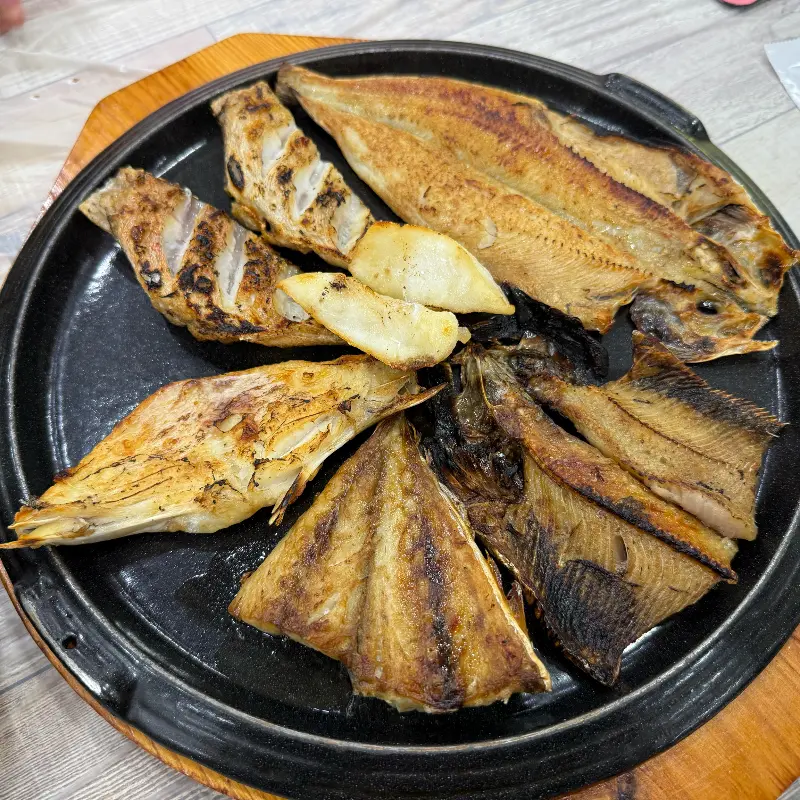 모듬 생선구이 클로즈업