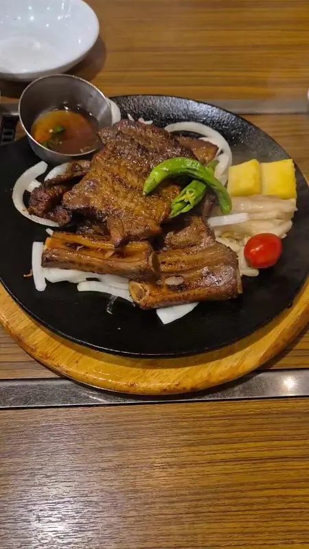 돼지갈비 한상차림