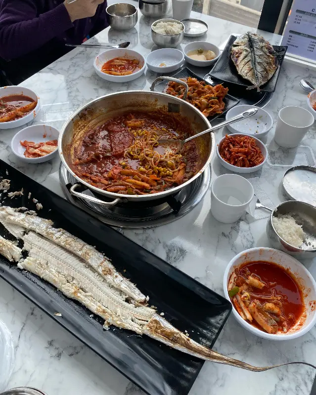 맛있게 익은 갈치조림