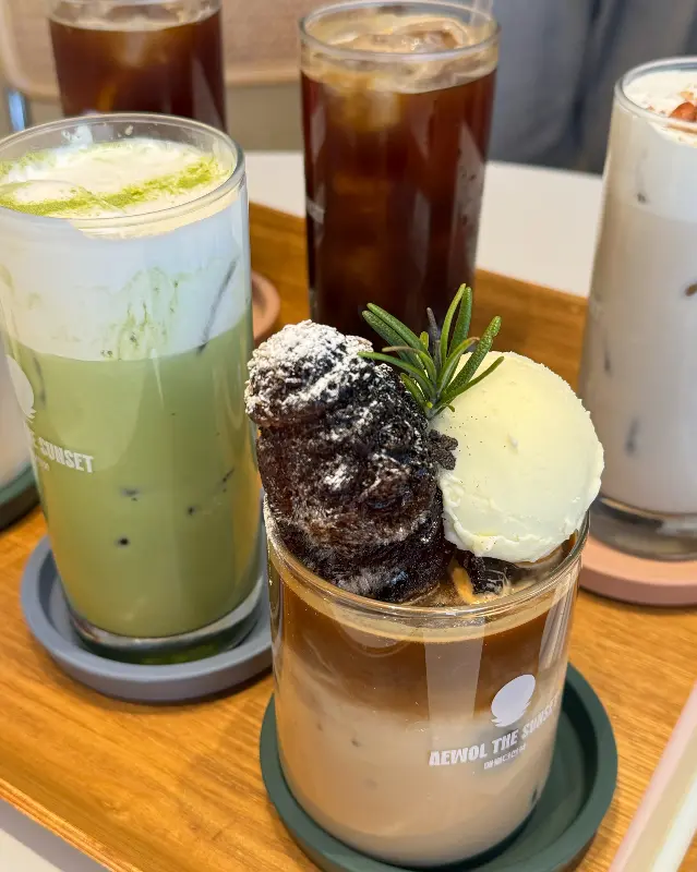 음료 근접 촬영