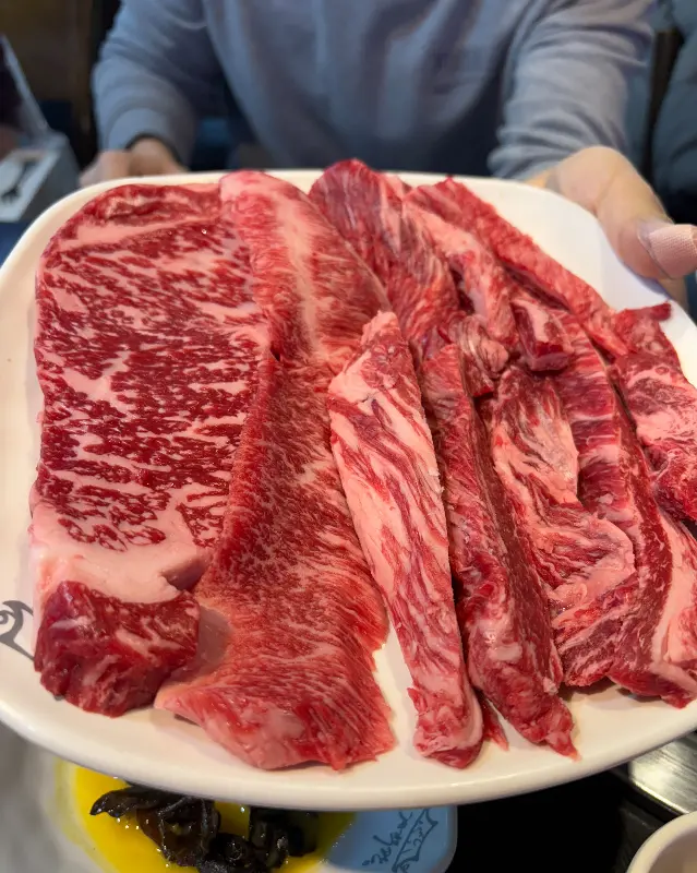 최고급 한우의 자태