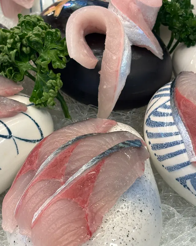 신선한 고등어회