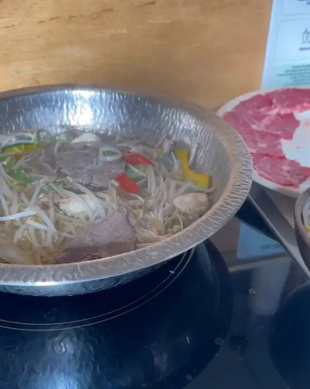 고기와 야채를 함께