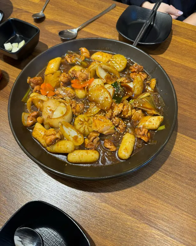 밥과 함께 먹는 찜닭