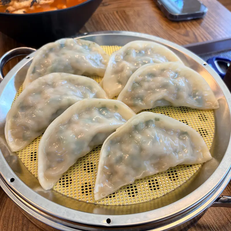 촉촉한 만두 속