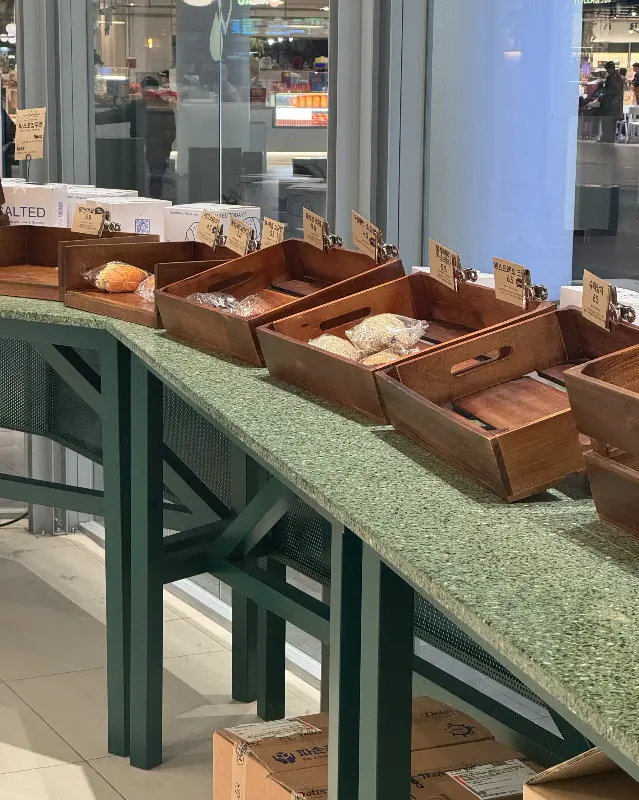 카이막과 소금빵 세트