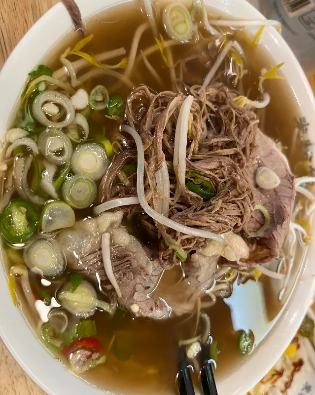 미분당 쌀국수 전체샷