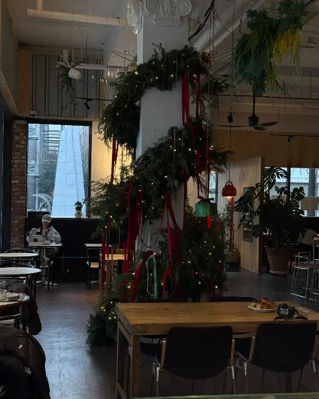 카페 내부 장식