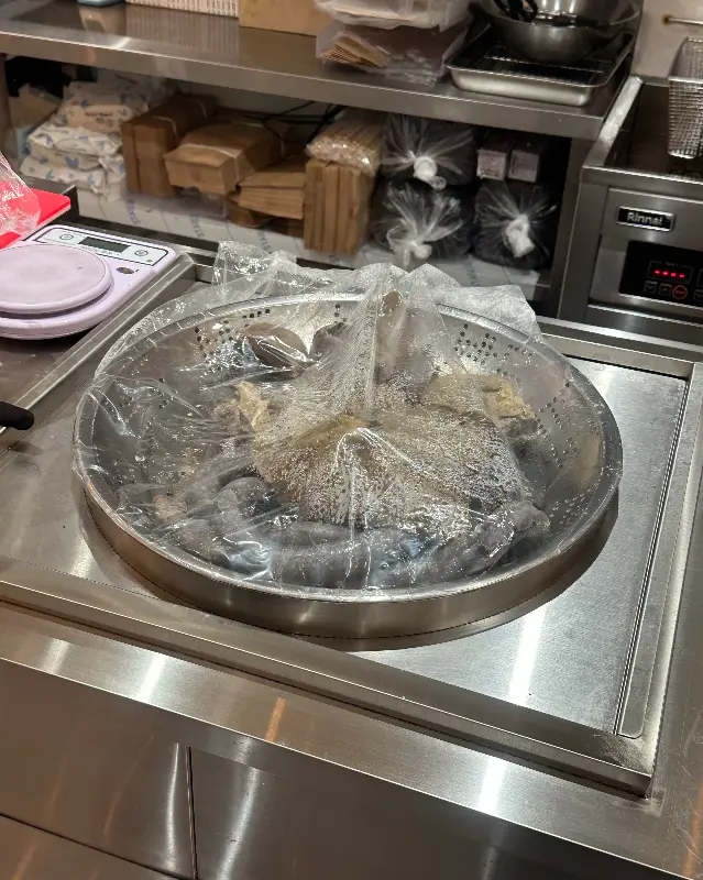 깨끗하게 관리되고 있는 순대찜기