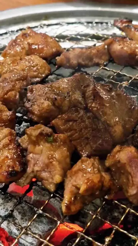 숯불 위 갈비