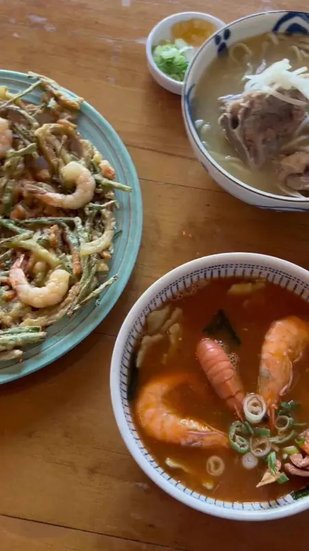 한치파전, 접짝뼈칼국수, 얼큰수제비