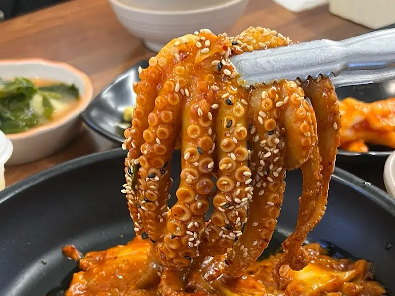 뻘건낙지 산낙지 볶음