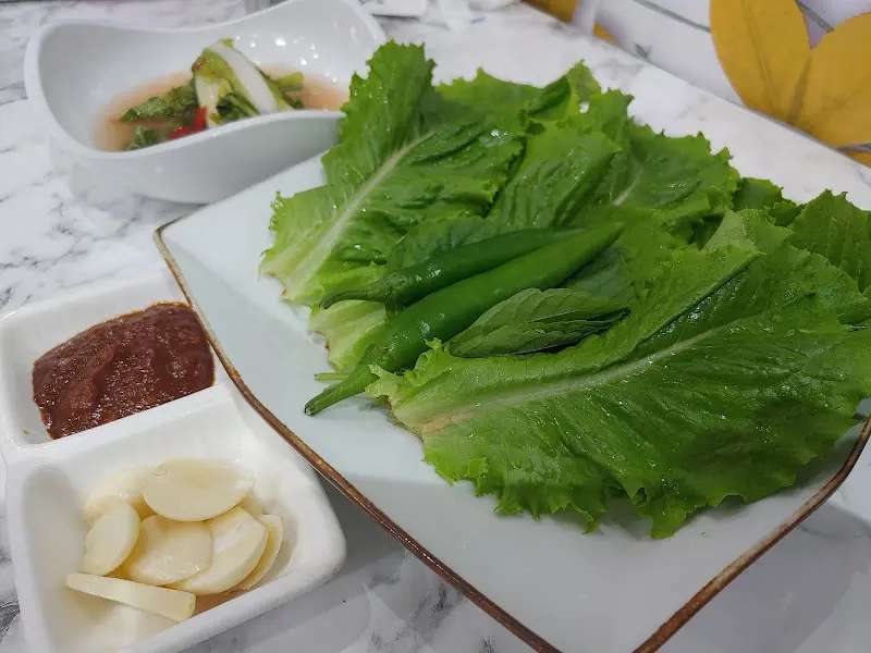 푸짐한 쌈 채소