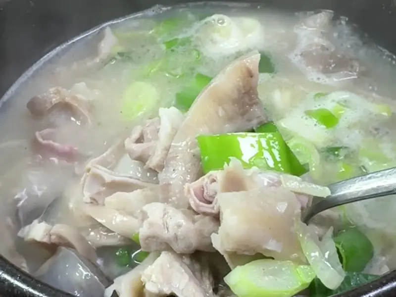 순대국밥 비주얼