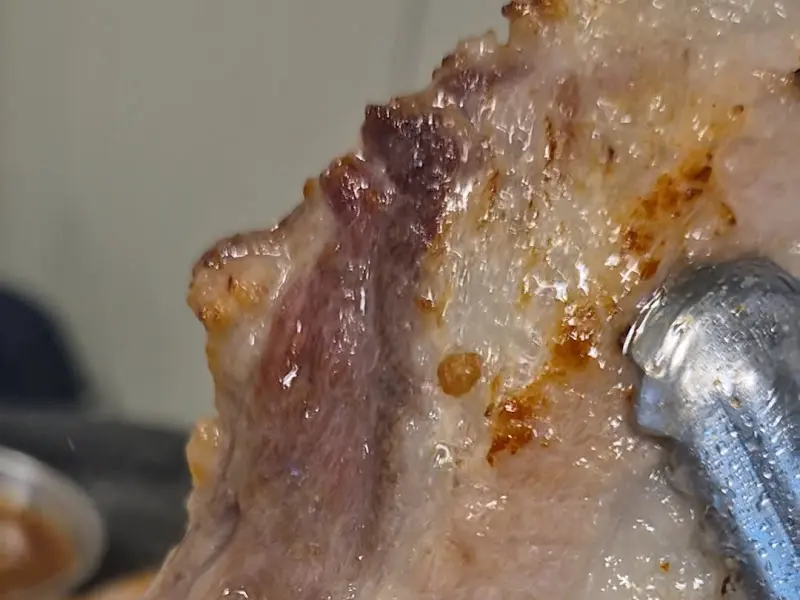 노릇하게 구워진 덜미살