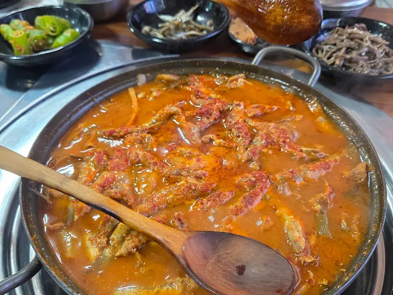 멸치쌈밥 비주얼