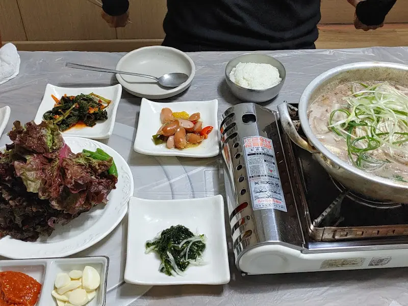 소불고기 정식 한상차림