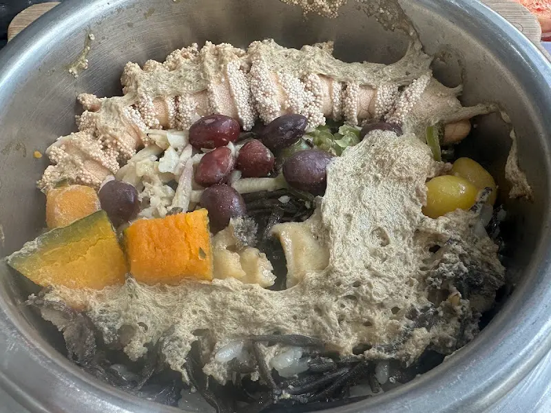 전복 명란 솥밥