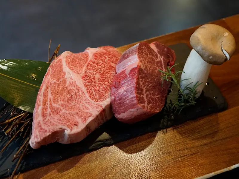 최상급 한우 안심과 안창살의 자태
