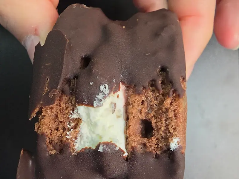 쑥스초코파이 한입