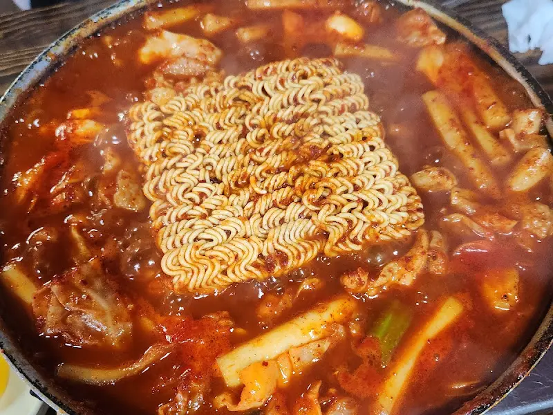 닭떡볶이 푸짐한 비주얼