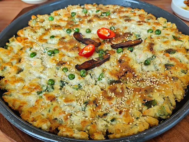 콩비지 해물파전