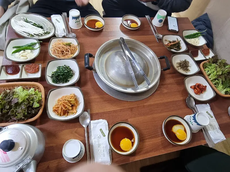 소불고기 한 상 차림