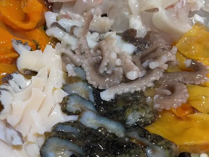 싱싱한 해산물 모듬