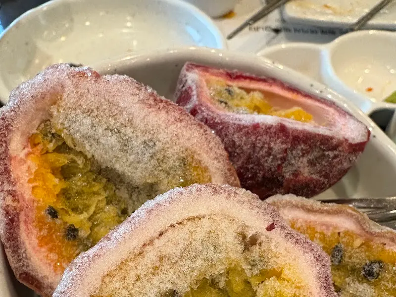 얼어있는 패션후르츠