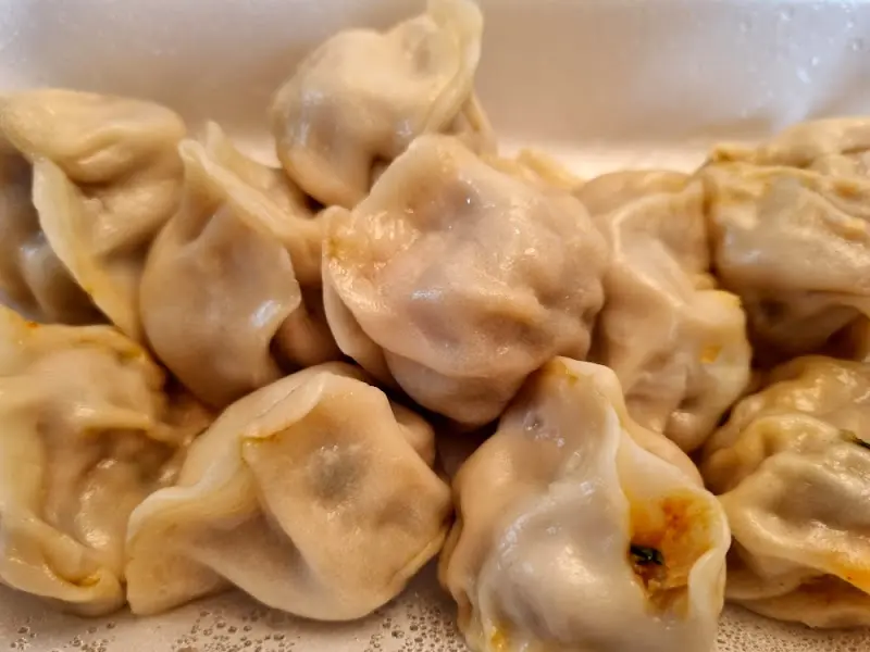 김치만두 클로즈업