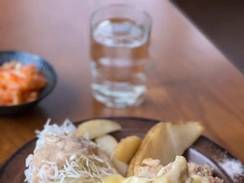 라클렛 치즈 돈까스의 모습