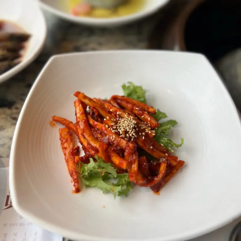 갈비명가 이상 길음신관 기본 반찬