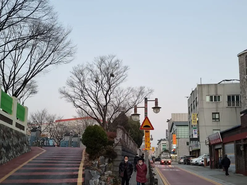 매산초등학교 앞 풍경