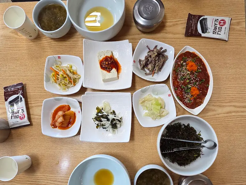 해빔본점 전체 상차림