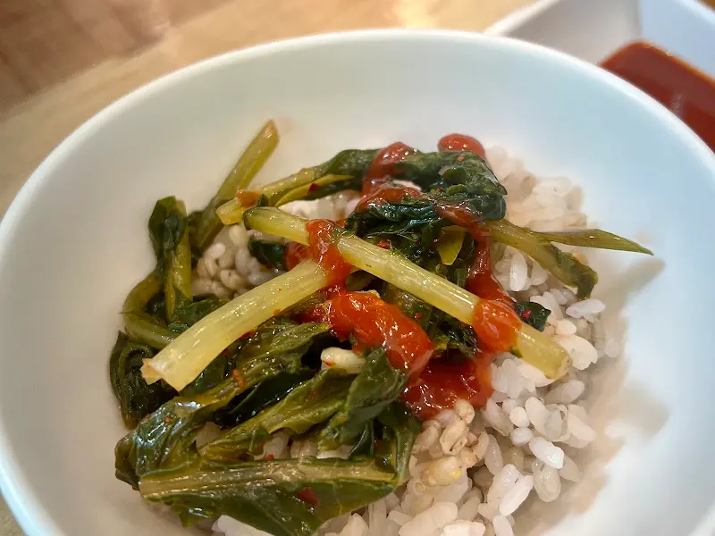 셀프 보리밥 코너