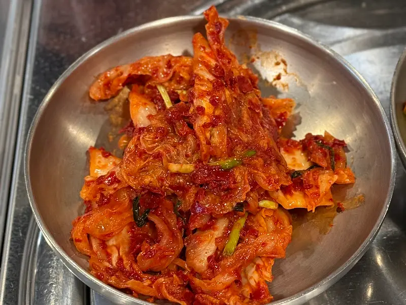 칼국수와 맛있는 김치
