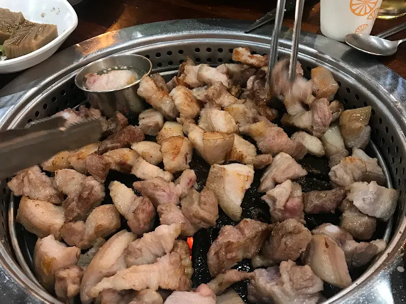 새벽숯불가든의 상차림